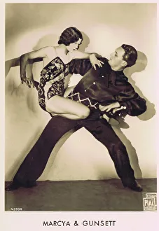 The dancing team of Marcya and Gunsett, 1930s