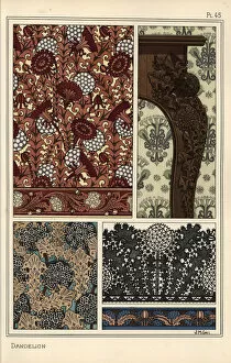 Andtheirapplicationtoornament Collection: Dandelion in art nouveau patterns