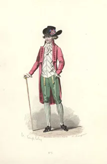Images Dated 27th January 2019: Dandy, era of Marie Antoinette