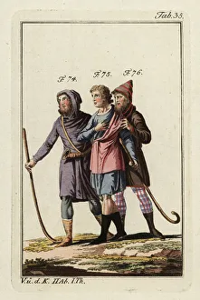 Robert Spallart Prints: Three Danes of the lower classes