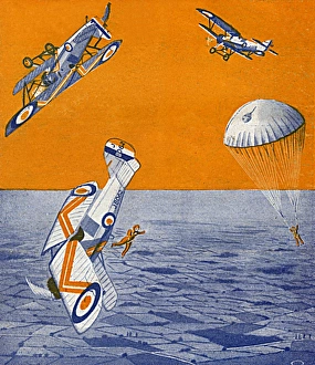 Stunts Collection: Dangerous aerial stunt by Dick Grace