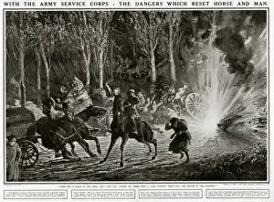 Despatch Prints: The dangers that The Royal Army Services Corps faced 1915