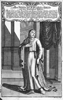 Daniel depicted in a German print