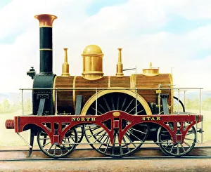 Daniel Collection: Daniel Goochs North Star locomotive for the GWR