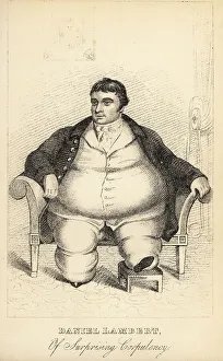 Memoirs And Anecdotes Prints: Daniel Lambert, famous obese man, 1770-1809