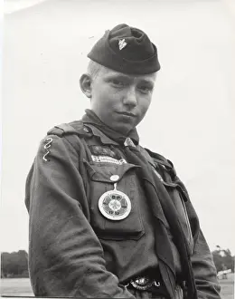 Danish boy scout in camp, World Jamboree