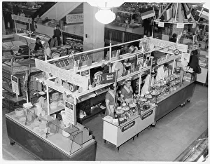 Promotion Prints: Danish food promotion counter - Lewis's store, Leeds