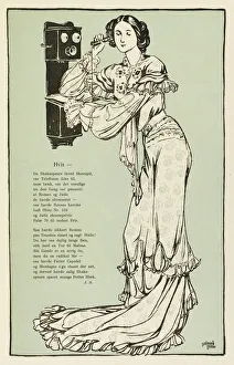 Danish Gallery: Danish Lady on the Line