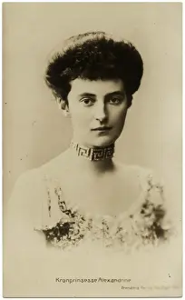 Scandinavia Prints: Danish Royal - Alexandrine Auguste of Mecklenburg-Schwerin