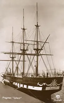 Scandinavian Prints: Danish steam frigate, Jylland
