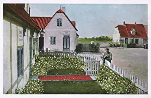 Picket Prints: Danish Village, Scarboro, Maine, USA