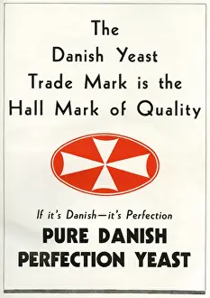 Bake Prints: Danish Yeast Trade Mark poster