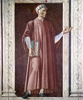 Dante Alighieri (1265-1321). Italian poet. Portrait by Andre Dante Alighieri (1265-1321). Italian poet. Portrait by Andre