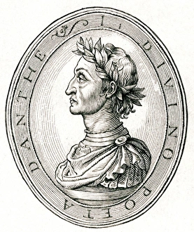 Alighieri Gallery: Dante / Profile