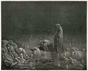 Hell Gallery: Dante & Virgil on Ice
