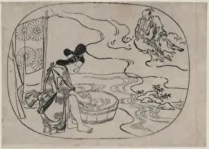 Sage Prints: The Daoist sage Kume (Jiumi xianren)