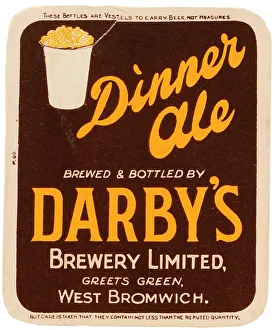 Darby Prints: Darby's Dinner Ale