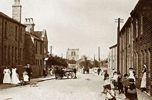 Snape Prints: Darfield Snape Hill Road early 1900s