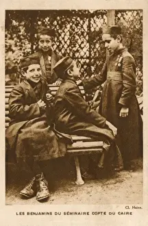 The Darling Boys of the Coptic Seminary, Cairo, Egypt