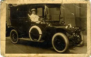 Darracq Prints: Darracq Vintage Car / Landaulet, Britain