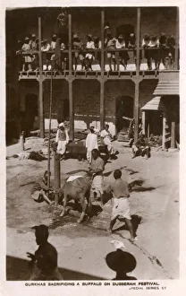 Hinduism Collection: Dasara festival - Gurkhas - NWFP
