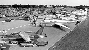 Dassault Breguet Prints: Dassault-Breguet-Dornier Alpha Jet E and Falcon 50