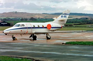 Dassault Prints: Dassault Falcon 10 SE-DEL