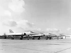 Three Dassault Mirage IVAs at Bordeaux Merignac airfield