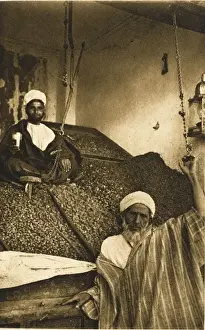 Suspended Prints: Date Sellers - Marrakesh, Morocco