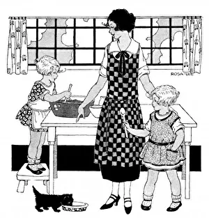 Laps Prints: Daughter Stirs