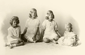 Christoph Collection: Daughters of Prince and Princess Andrew of Greece