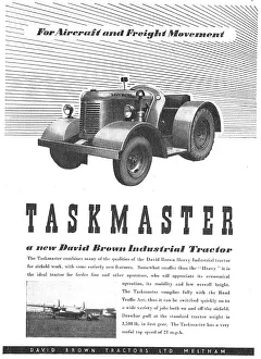 Tractors Prints: David Brown Taskmaster Industrial Tractor