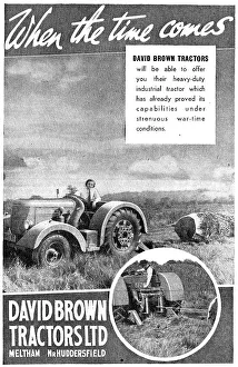 Tractors Prints: David Brown Tractors 1942 Advert