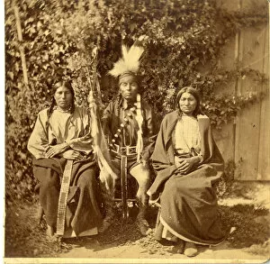 Moccasins Collection: David Frances Barry photo - Chief Hand Horn