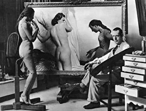Images Dated 17th June 2016: David Jagger in his studio