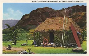 Solitary Prints: David Kaapua in one-man village, Hawaii, USA