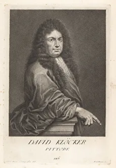 Court Painter Prints: David Klöcker, German artist, 1628-1698