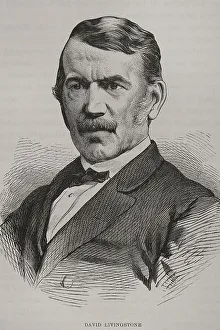 Colonialist Prints: David Livingstone (1813-1873). Scottish explorer. Portrait