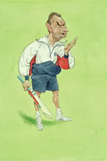 Commentary Prints: David Lloyd - Cricket commentator