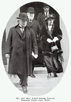 Downing Prints: David Lloyd George leaving No. 10 Downing Street