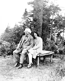 David Lloyd-George and Miss Megan Lloyd-George, Bron-y-de, 1