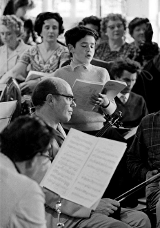 Aldeburgh Gallery: David Pinto (treble) and Emanuel Hurwitz (violin)