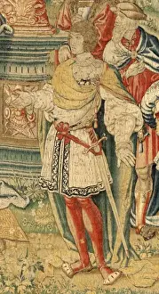 David Before Saul. Flemish tapestry 1525 c