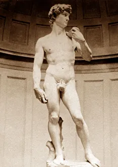 Angelo Prints: David statue by Michael Angelo, Italy