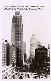 Skyscraper Prints: David Stott Building, Detroit, Michigan, USA