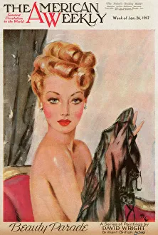 Seductive Gallery: David Wright woman holding black negligee