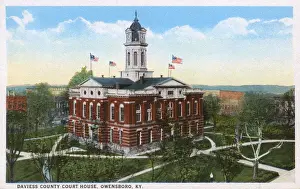 Davies Prints: Daviess County Court House, Owensboro, Kentucky, USA