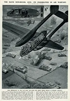 Warfare Prints: Davis non-recoil gun by G. H. Davis