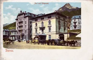 Davos, Switzerland - The Post and Telegraph Office
