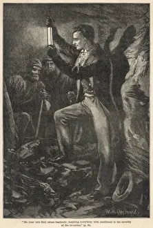 Davy Prints: Davy Tests his Lamp